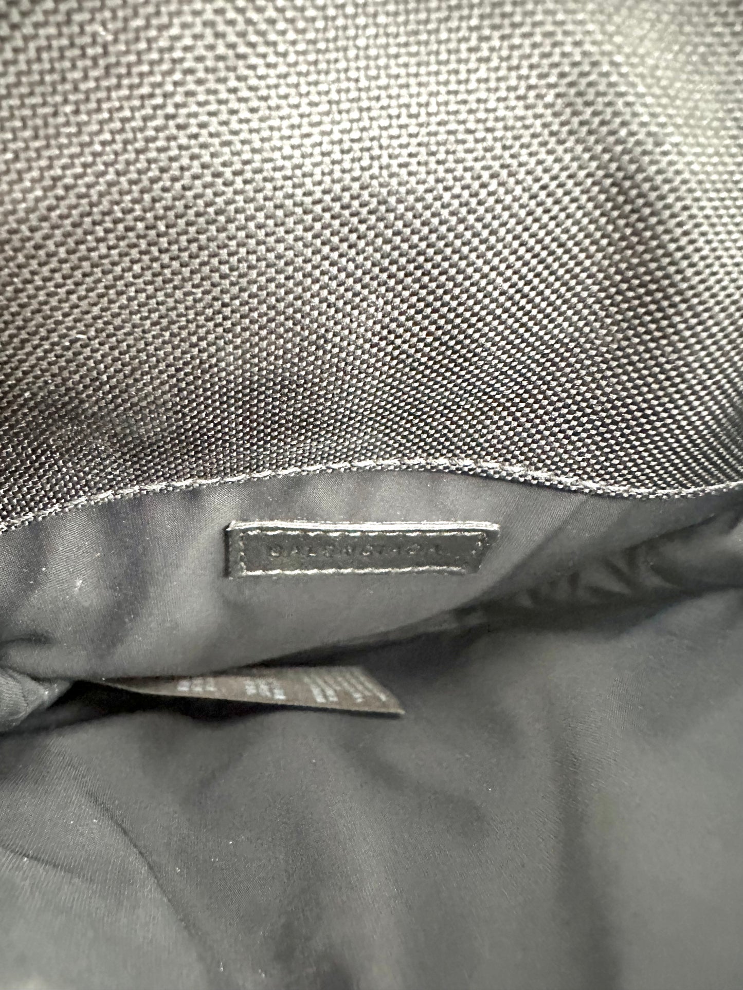 Balenciaga Black Small Army Nylon Pouch