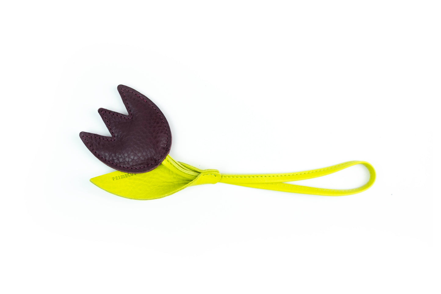 Bag Charm - Plum Tulip
