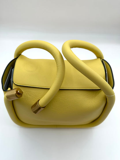 Boyy Yellow Leather 'Wonton 20' Bag