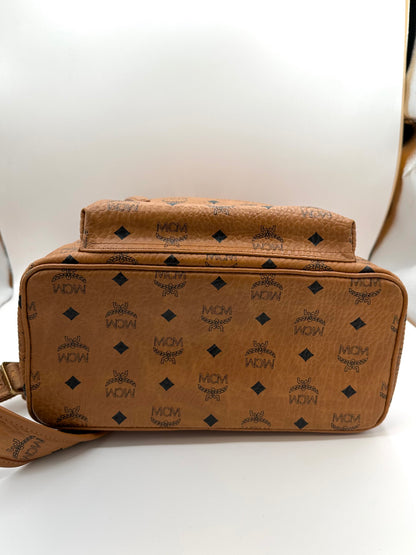 MCM Brown Visetos ‘Stark Sides’ Backpack