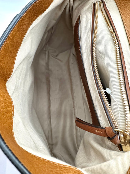 Chloe Brown Leather 'Lexa' Medium Shoulder Bag
