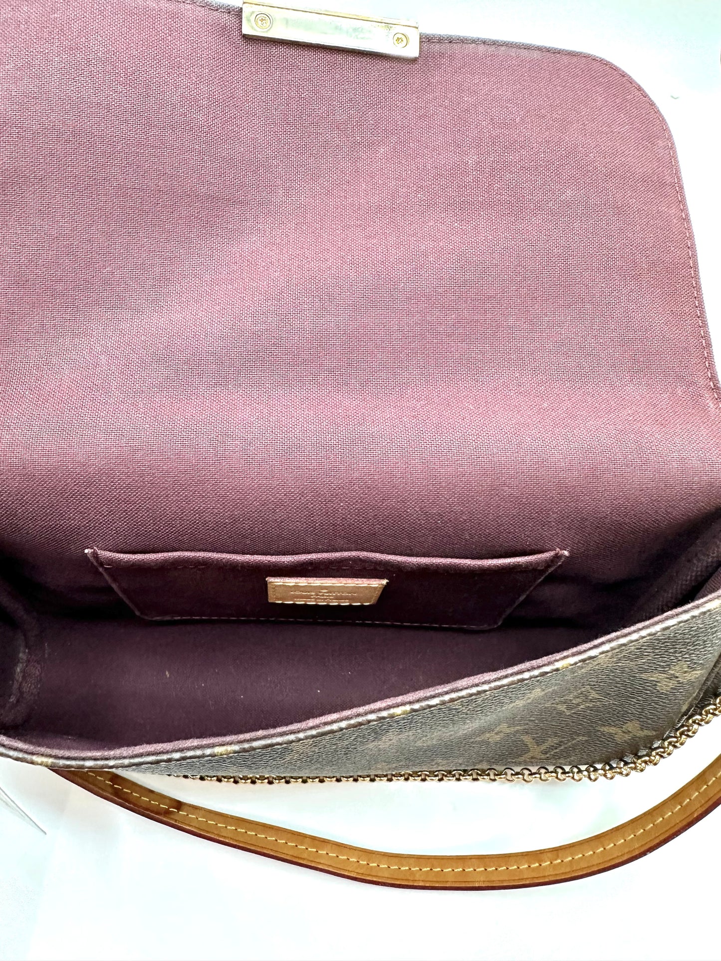 Louis Vuitton Monogram 'Favorite MM' Chain Clutch