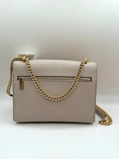 Louis Vuitton Greige 'Mylockme' Chain Pochette Bag