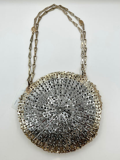 Paco Rabanne Silver & Gold 'Circle 1969' Bag