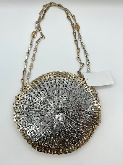 Paco Rabanne Silver & Gold 'Circle 1969' Bag