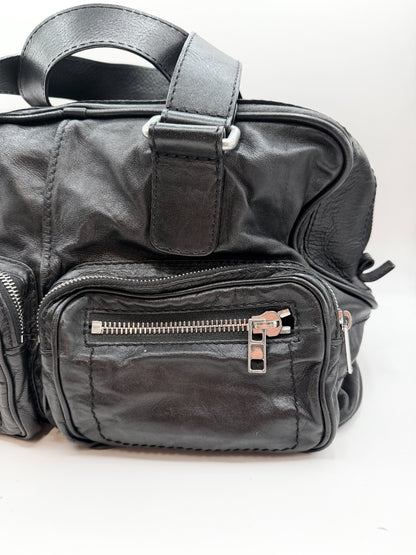 Chloe Black Leather 'Betty' Cargo Bag|2390