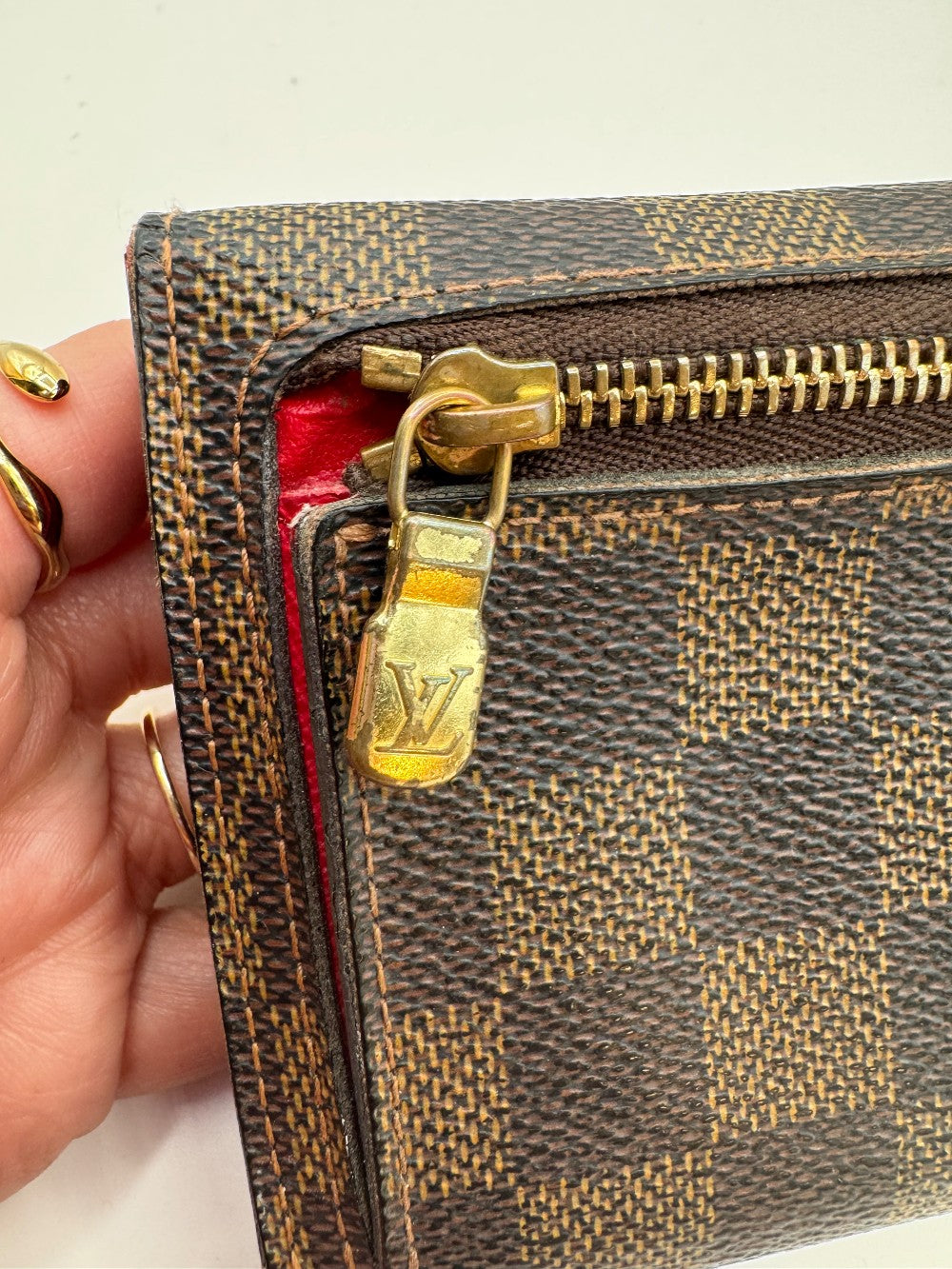 Louis Vuitton Damier Ebene 'Koala' Compact Wallet|2349