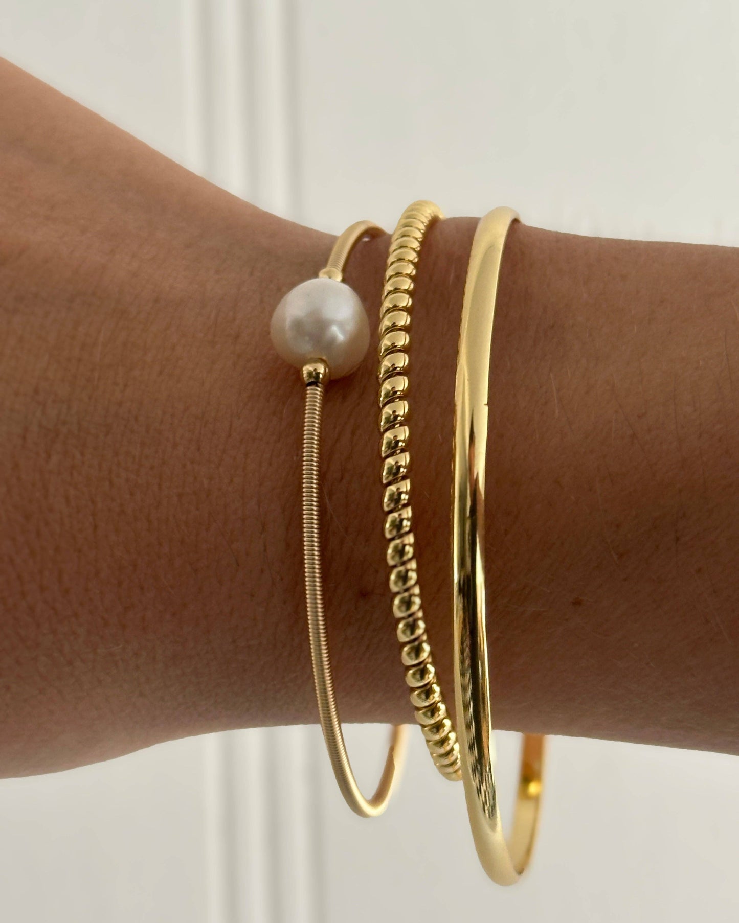 Pearl Cuff Bangle